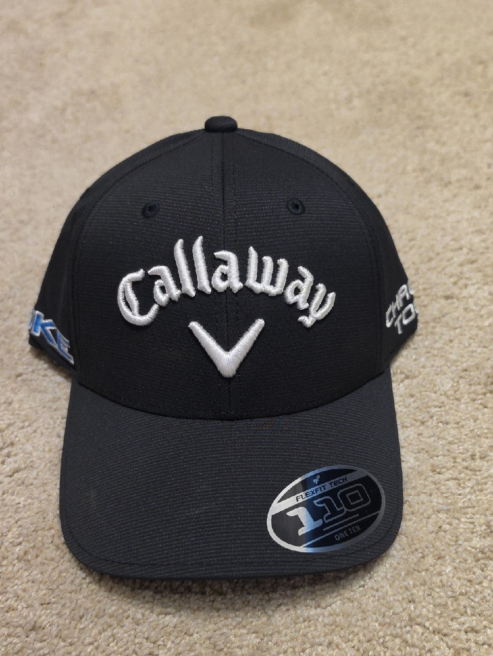 Callaway Black Golf Cap with White Embroidered Logo